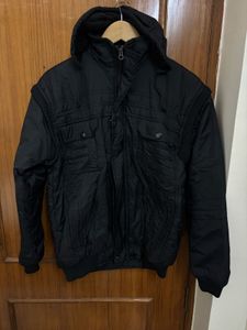 🆕Men’s Jacket with Detachable Hood & Sleeves