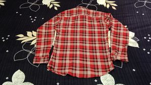 Allen Solly Red Checked Shirt