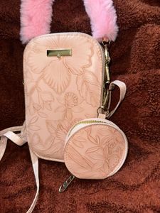 Floral Crossbody Bag with Coin Purse