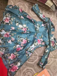 Floral Girls party Dress for 5-7 years girl
