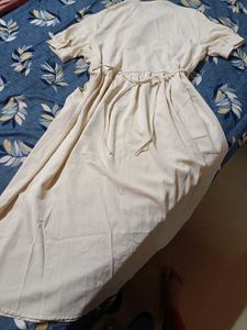 BEIGE DRESS