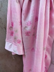 Pink Floral Robe