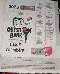 UP Board Chemistry Question Bank Class 12th 2025