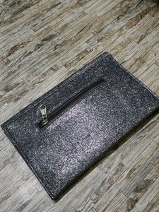 Shimmery Silver Sling Bag