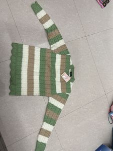 Striped Knit Sweater