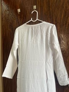 34 Bust Rayon Chikankari Kurta For Women