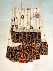 Floral Print Saree