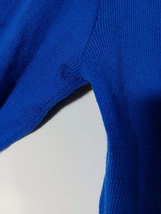 Men Dark Blue Woollen Hoodie | Chest 42| Length 26