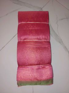 Pink saree