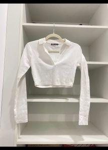Zara Ribbed Crop Top