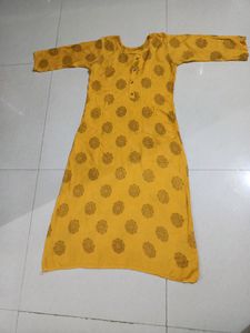 Freash Yellow Gold Colour Kurta
