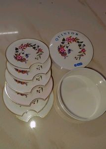 Premium Floral Asthetic Coasters✨ (Set of 7pc)