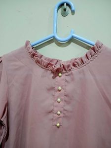 Elegant Mauve Tunic Top