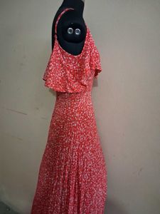 Symmetrical Floral Dress