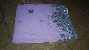 Beautiful Party Wear Saree With Blouse