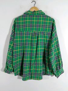 Green Checks Casual Shirt (Women&#39;s)