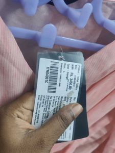 Indya Maxi Dress With Attached Dupatta