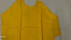 Mustard Yellow Kurti