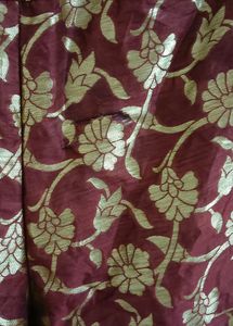 Maroon And Golden Palazzo