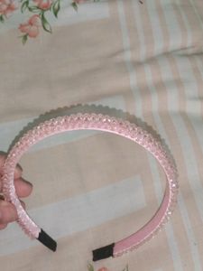 Baby Pink Hair Band For Girls