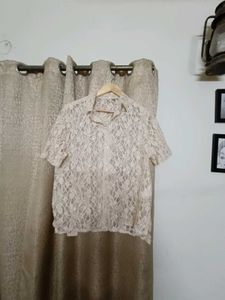 Lace Shirt Top