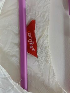 Elegant White chikankari Kurti Top