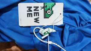 Blue Gathered Mock Neck Bodycon Midi Dress