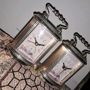 Vintage Alarm Quartz Clock SetOf3