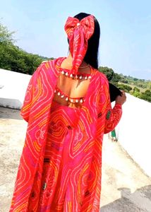 Bandhani Print Kurta Plazo