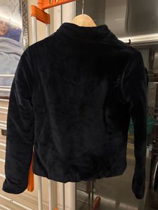 Stylish winter blue Velvet Jacket