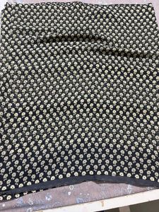 Georgette black saree