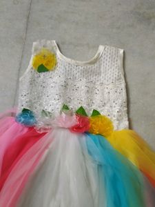 New Beautiful Multicolour Frock
