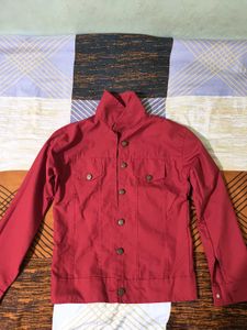 Red Casual Jacket