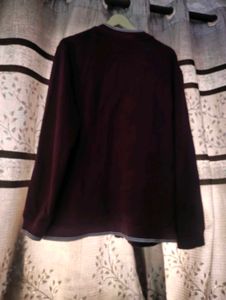 Burgundy Zip-Up Jacket