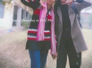 Stylish Striped Overcoat