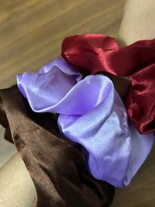 Three Different Colour Scrunchies