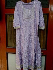 Chic & Comfortable Long Frock Dress with Dupatta