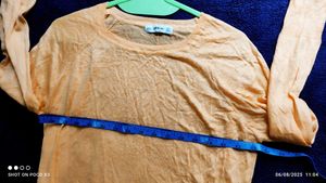 Peach Long Sleeve Top