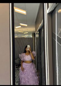 Designer Lehenga, diamond embellished blouse