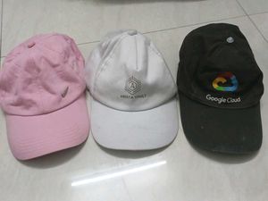 Hat-trick Hats Pink-white-Black