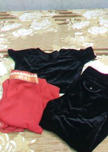Three Piece Boutique Desiner One Side Dress