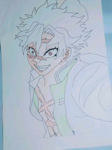 Sanemi pencil drawing