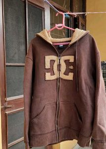DC Brown Hoodie - Size Large