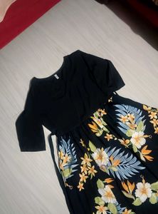 Floral Print Midi Dress