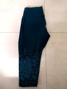 Green Mid Length Leggings