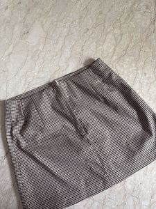 H&amp;M Checkered Mini Skirt