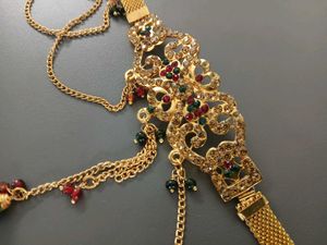 Ornate Gold Beaded Belt