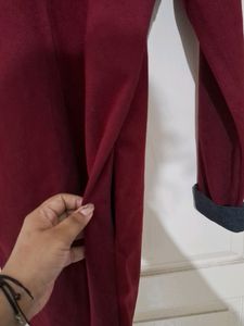 Maroon Dress