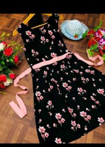 Floral A-line Dress