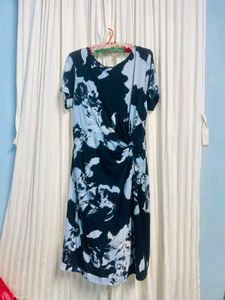 Floral Print Twist Dress